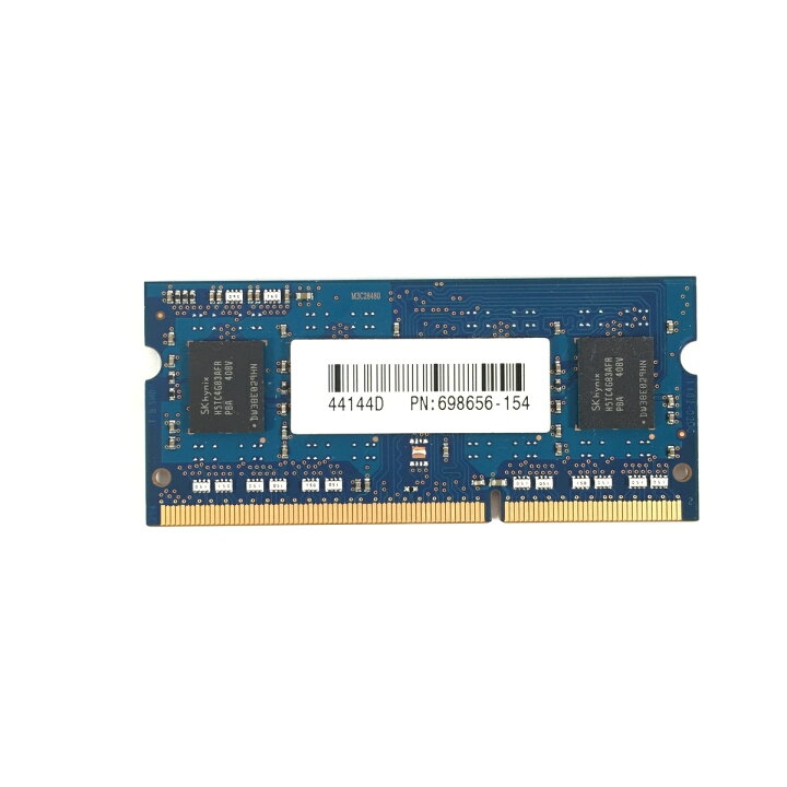 SK hynix 4GB 1Rx8 PC3L-12800Sメモリ 1点 ノートパソコン ノートPC用 メモリ 増設メモリ(DDR3L-1600)  240pin SO-DIMM 低電圧仕様 1.35V 型番：HMT451S6BFR8A-PB 両面実装 (1Rx8) 【中古動作品】  エーワンケント