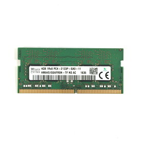 SK hynix 4GB 1Rx8 PC4-2133P メモリ 1点 ★ノートパソコン用メモリ ミニデスクトップPC用メモリ 増設メモリ 型番：HMA451S6AFR8N-TF 両面実装 (1Rx8)【中古動作品】