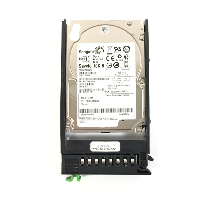 楽天市場】Seagate 900GB 2.5 インチ SAS HDD 1点 RPM 10K.6 サーバー  