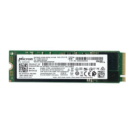 R149-Micron 2200S NVMe 512GB SSD 1点 マイクロン 増設SSD ノートパソコン用SSD デスクトップPC用SSD M.2 2280 Gen3x4 3.3V 型番: MTFDHBA512TCK 【中古動作品】