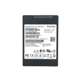 R150-SanDisk X400 256GB SATA SSD 1点 2.5インチ★増設SSD★型番：SD8TB8U-256G-1001★【中古動作品】