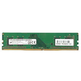 Micron 4GB 1Rx16 PC4-2400Tメモリ 1点 マイクロ (DDR4-2400) DIMM 288pin デスクトップパソコン用メモリ 増設メモリ 型番：MTA4ATF51264AZ-2G3B1 片面実装 (1Rx16) 【中古動作品】