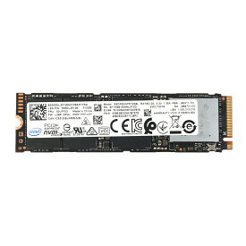 R179-intel NVMe 512GB SSD 1点 PCI-e NVMe 3.3V 1.35A 増設SSD ノートパソコン用SSD デスクトップPC用SSD 型番：SSDPEMKF512GB★送料無料★【中古動作品】