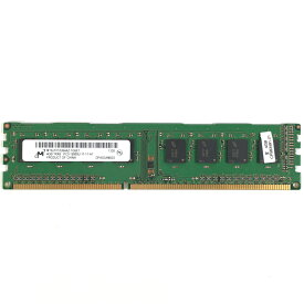 Micron 4GB 1RX8 PC3-12800U メモリ 1点 マイクロン デスクトップパソコン用メモリ 増設用メモリ 型番：MT8JTF51264AZ-1G6E1 片面実装(1RX8) 【中古動作品】