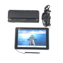 R248-FUJITSU ARROWS Tab Q509/VE タブレット 1点 型番:FARQ22014 10.1インチ 1920×1200 CPU Celeron N4000 1.10GHz 4GBメモリ 128GB SSD Windows11/10 Webカメラ搭載 拡張クレードルと本体のACアダプタ付き【中古整備品】