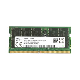 R302-16GB 1RX8 PC5-4800B メモリ 1点 SAMSUNGサムセン/SKhynix 第五世代 DDR5 EC4 SODIMM ノートパソコン用メモリ 増設メモリ ミニデスクトップPC用メモリ ※送料無料※ 【中古動作品】