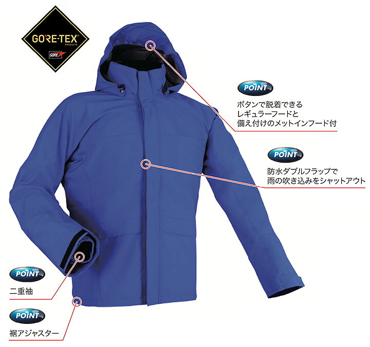 楽天市場】制電レインスーツ 上下セット 合羽 ゴアテックス AP-2700 