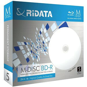 RiDATA M-BDR25GB.PW5P M-DISC BD-R 4{ 25GB 5pbN