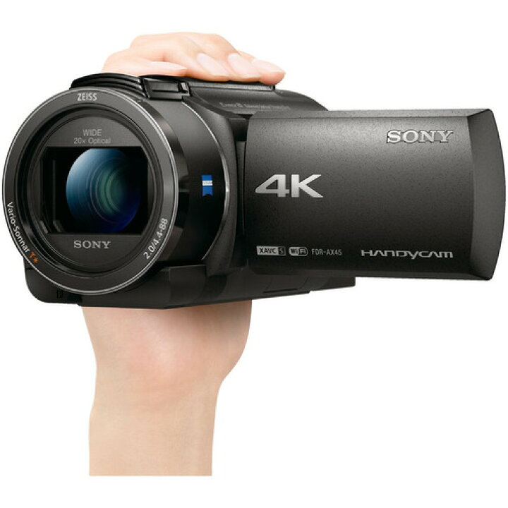 楽天市場】ソニー FDR-AX45A B 4Kビデオカメラ Handycam ブラック 