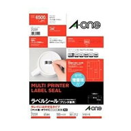 エーワン ラベルシール プリンタ兼用 キレイにはがせるタイプ マット紙・ホワイト・ A4判 65面 四辺余白…