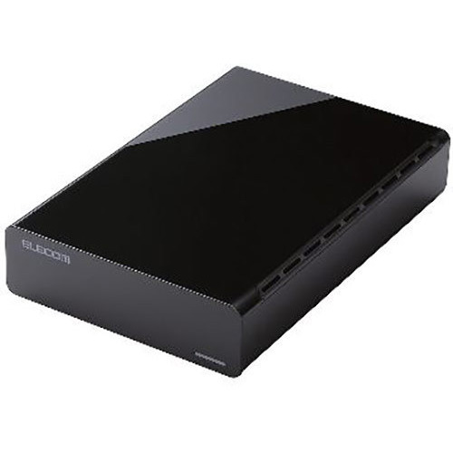 エレコム ELD-FTV040UBK TV向け外付けハードディスク 4TB - パソコン