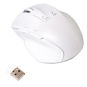 �i�J�o���V MUS-RKF119W BlueLED �����}�E�X Z 5�{�^�� S�T�C�Y 2.4GHz �z���C�g