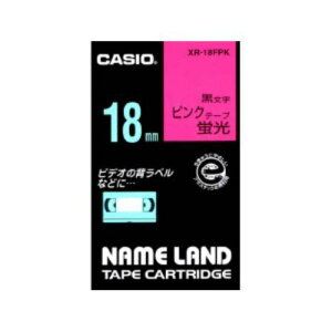 �J�V�I(CASIO) XR-18FPK �J�V�I�l�[�������h�e�[�v �u���F�^�C�v �u���s���N�e�[�v������ ��18mm ����5.5m