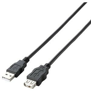 �G���R�� U2C-JE30BK �G�RUSB2.0�����P�[�u��(AM-AF�^�C�v) 3.0m