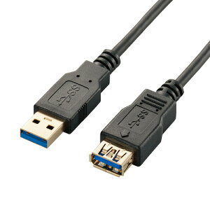 USB�P�[�u�� �G���R�� USB3-EX20BK �ɍ�USB3.0�����P�[�u�� A-A [USB3.0 A - A] 2.0m �u���b�N