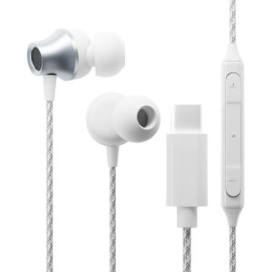 PGA PG-SETC2WH4 USB Type-C ステレオイヤホン タフケーブル/カナルタイプ Premium Style ホワイトPGSETC2WH4