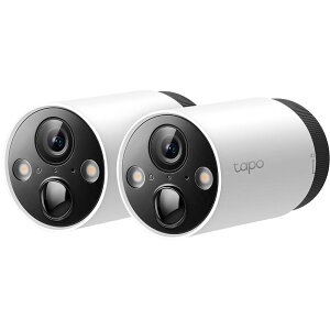 ティーピーリンクジャパン フルワイヤレスセキュリティカメラシステム バッテリー内蔵 IP65防水 TAPO C420S2