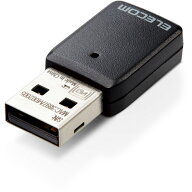 エレコム WDC-867DU3S2 WiFi 無線LANアダプター 867Mbps+300Mbps Wi-Fi5 11ac/n/a/g/b 5GHz/2.4GHz USB3.…