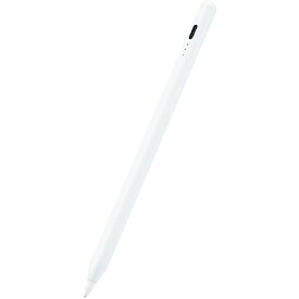 エレコム P-TPACSTAP04WH タッチペン／充電式／iPad専用／パームリジェクション対応／金属ペン先／ホワイト PTPACSTAP04WH