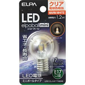 ELPA LDG1CL-G-E17-G246 LED�����d�� �~�j�{�[�����` E17 G30 �N���A�d���F