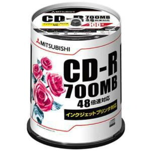 o[xC^(Verbatim) SR80PP100 CD-R 1L^p 700MB 48{ 100