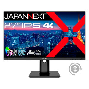 JAPANNEXT JN-IPS270U-H-C65W y}_fLz27C` IPSpl 4Ktj^[ HDMI HDR s{bg@\ ubN