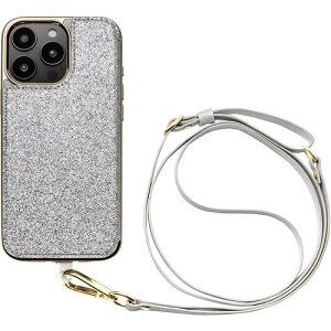 ���j�P�[�X Cross Body Case Duo for iPhone 16 Pro Max (shine silver) UNI-CSIP24LP-2CBSS