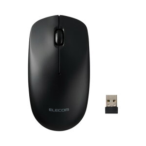 �G���R�� M-LE10DRXBK USB�����}�E�X 3�{�^��2.4GHz ���w�� Windows Mac�Ή� �u���b�N