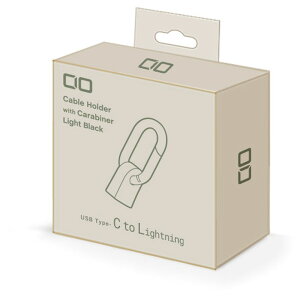 Mate カラビナ付きケーブルホルダー CtoL モスグリーン CIO-CHD-CL-MGR