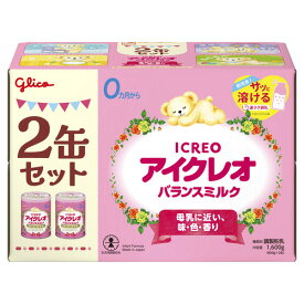 江崎グリコ アイクレオ バランスミルク800g×2