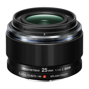 OM�f�W�^���\�����[�V�����Y 25mm F1.8 II ���������Y OM SYSTEM �u���b�N