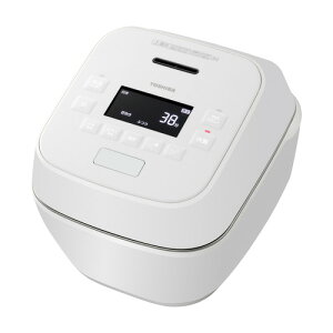 東芝 RC-10SGX(W) 真空圧力IH炊飯器 炎匠炊き 備長炭かまど丸釜 5.5合炊き グランホワイト