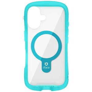 HAMEE iPhone 16(6.1インチ) iFace Reflection Neo MagSynq 強化ガラスクリアケース iFace クリアブルー 41-980217