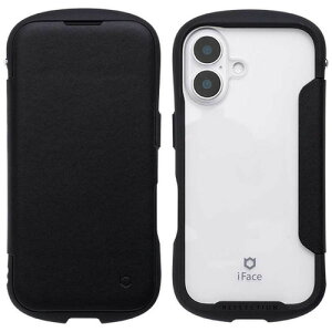 HAMEE miPhone 16pniFace Reflection _CA[ |J[{l[g NAP[X iFace ubN 41-980293