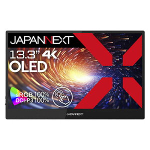 JAPANNEXT 13.3�C���` �L�@EL(OLED)�p�l������ 4K���o�C�����j�^�[ JN-MD-OLED1331UHDR-T