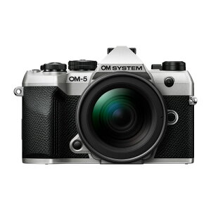 OMデジタルソリューションズ OM-5 Mark II 12-45mm F4.0 PRO レンズキット ミラーレス一眼カメラ IP53防水防塵対応 シルバー