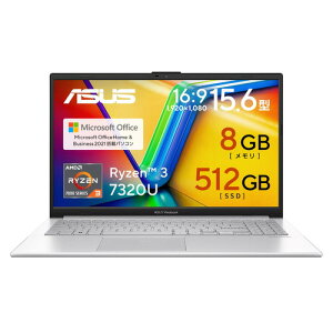 ASUS Vivobook Go m[gPC E1504FA-R385SIYAWS[15.6^ | FHD | Ryzen 3 7320U | 8GB | 512GB | Windows 11 | Office H&B | N[Vo[]