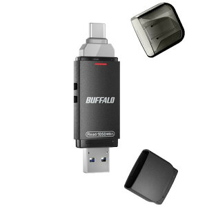 BUFFALO SSDSDH500U3BA USB 3.2(Gen2) Type-C^Type-AΉ XeBbN^SSD ^Cv 500GB