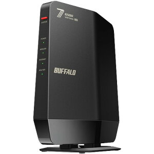 BUFFALO WSR6500BE6PBK Wi-Fi 7(11be)ΉfAohWi-Fi[^[ MU-MIMOΉ r[tH[~O