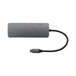 �i�J�o���V UD-C15GY PD�Ή� Type-C 8in1 �}���`�R�l�N�g�h�b�L���O�X�e�[�V���� Windows Mac�Ή� �O���[