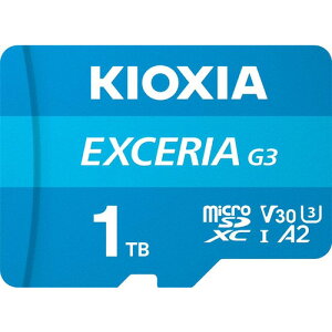KIOXIA KMU-C001T microSD�J�[�h EXCERIA G3 1TB microSDXC UHS-I U3 V30 C10 A2