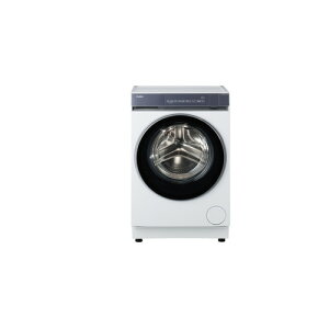 Haier JW-FP8B-W �h���������󊣑��@ ���J�� ����8kg�E����4kg ��59.5cm �P�A�������[�h���� �q�[�^�[���� �z���C�g