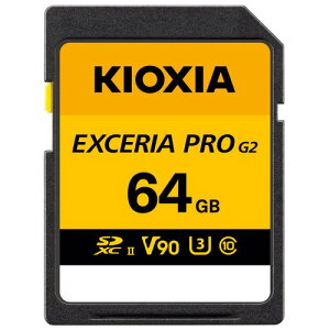 KIOXIA KSDXU-B064G SDXC�J�[�h 64GB Class10 UHS-II UHS�X�s�[�h�N���XU3 �r�f�I�X�s�[�h�N���XV90