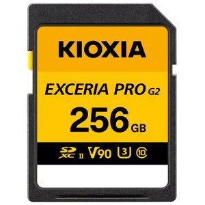 KIOXIA KSDXU-B256G SDXC�J�[�h 256GB Class10 UHS-II UHS�X�s�[�h�N���XU3 �r�f�I�X�s�[�h�N���XV90