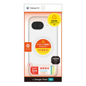 �g���j�e�B TR-PX2610A-TTMS-CLWT Google Pixel 10a [Turtle] �n�C�u���b�h�N���A�P�[�X �z���C�g�����O