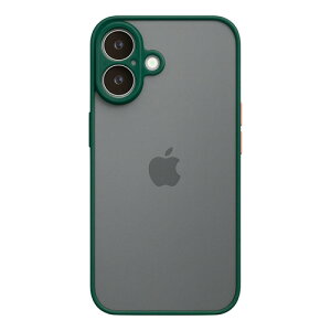 COCO CASE 1001-16-GREEN iPhone16 �o���p�[�n�[�h�P�[�X �O���[��