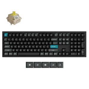 keychron Q6U-M4-US ���C�����X���J�j�J���L�[�{�[�h Q6 Ultra �o�i�i�� �p��z�� �t���L�[�{�[�h �u���b�N