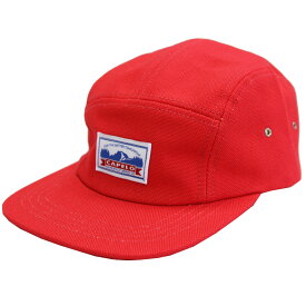 スーパーセール半額　キャペロ CAPELO　キャップ 帽子　キャペロ CAPELO 5 PANEL CAP CANVAS CAP RED キャンバスキャップ　【 あす楽 】
