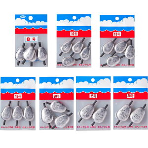 第一精工 ゴム管入りブッコミオモリ 8号/10号/13号/15号/20号/25号/30号 シルバー オモリ