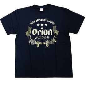 オリオンビール(ORION BEER) 9100072　BK×GD　Tシャツ